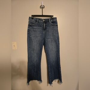 Stylish BLAKELY Dark Blue Flare/barrel Jeans for Women